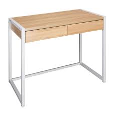 Praktische schublade, die schön versteckt ist, darunter hat man, wen man möchte, einen kleinen versteckplatz, um was hinzustellen, dass man nicht unbedingt sehen muss. Schreibtisch Tsg27dc Computertisch Burotisch Arbeitstisch Pc Laptop Tisch In Melamin Mit 2 Schubladen Aus Holz Und Stahl 100x50x76cm Bxtxh Dunkelbuche Woltu Eu