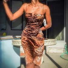 Masha Jlynn On Instagram Sold Vintage Nicole Miller Leopard Print Bodycon Dress New Old St Leopard Print Bodycon Dress Printed Bodycon Dress Bodycon Dress