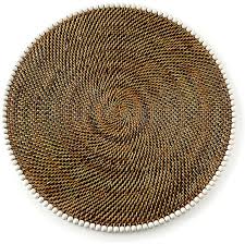 At amazon see it now. Amazon Com Calaisio Round Rattan Placemat With White Beads Home Kitchen