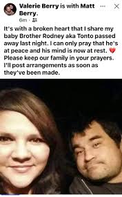 Thoughts and Prayers for the Family and friends of Rodney Thomas.