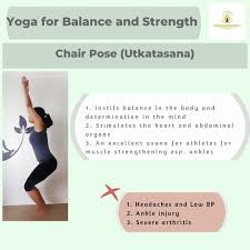 With Strength And Balance Comes Focus Yogaforbalance Utkatasana Chairpose Fitbodyfitmind Yogainanimage Yoga For Balance Yoga Balance Poses What Is Yoga