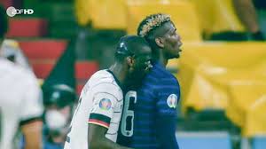 Uefa will take no action against antonio rüdiger despite the chelsea defender appearing to nibble paul pogba's back during germany's defeat by france.rüdiger, 28, appeared to touch the germany's antonio rüdiger escapes uefa punishment for allegedly nibbling france star paul pogba. Vnux2 Own4e Gm