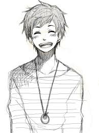 Smile Anime Boy Anime Drawings Boy Anime Boy Sketch Anime Sketch