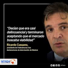 Fedecámaras: Declaraciones de Maduro es un reconocimiento a las malas  política económicas bit.ly/2NWHed9