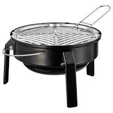 We have portable barbecues too. Korpon Portable Charcoal Barbecue Black Ikea Ireland
