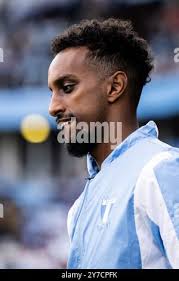 240929 Malmö FFs Taha Ali inför fotbollsmatchen i Allsvenskan mellan Malmö  FF och Mjällby den 29 september 2024 i Malmö. Foto: Petter  Arvidson/BILDBYRÅN/kod PA/PA0887 fotboll football soccer fotball  allsvenskan malmö ff mjällby (