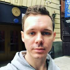 Producer Jacob Schott giving a little speech after opening night!!!  #dannydeepbluesea2018 #johnpatrickshanley #openingnight #offbroadway  #congratulations #producer #thankful #davenporttheatre