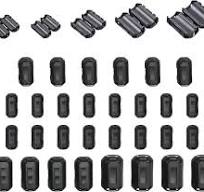 Ferrite Ring Core Kit 30Pcs, Clip-On Snap-On Ferrite Beads Choke, EMI RFI  Signal Noise Filter Suppressor for HDMI USB Audio Power Cable, 5 Sizes ...
