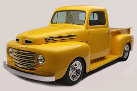 Image result for Diamond Yellow 1950 Truck