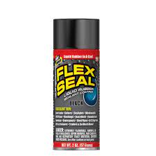 Flex Seal Family Of Products Flex Seal Black Mini Aerosol Rubber Sealant Coating Fsblkmini The Home Depot