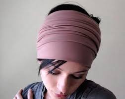 LIGHT MAUVE Stretch Head Wrap