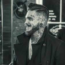 Tattoo Earaesthetics Tattoo Cakerecipespins Club Beard Styles For Men Bearded Tattooed Men Beard