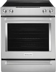Maybe you would like to learn more about one of these? Kitchenaid 30 Stainless Steel Slide In Electric Convection Range Kseg700ess The Maytag Store