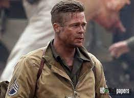 After years of watching his trademark coiffure grow past his shoulders and into. Brad Pitt Hairstyle Fury Tutorial 2014 Pictures 01 Jpg 617 452 Coiffure Cheveux