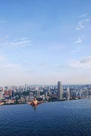 Highest Swimming Pool Of The World At The Edge Of Infinity In Singapore Singapore Travel Sands Hotel Singapore Singapore Swimming