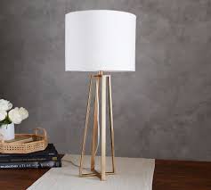 .the hamlyn accent table collection uses a warm medium brown finish and classic details adorning each table to create beautiful traditional style that fits perfectly into any living room. Buy Carter Table Lamp Online Pottery Barn Uae