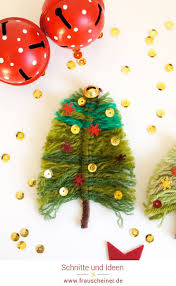 Makramee Christbaumschmuck Aus Wollresten Christbaumschmuck Basteln Und Diy Weihnachts Ornamente