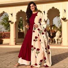 Maroon color name blends analogous triadic shades complimentary monochromatic compound. Maroon Color Kurti And Plazzo Set With Heavy Rayon Dupatta At Best Price In New Delhi Delhi Ladyyung