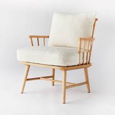Maybe you would like to learn more about one of these? Taylorsville Spindle Knockdown Accent Chair Sherpa Natural Threshold Designed With Studio Mcgee Target