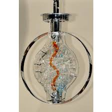 Pair Of Murano Glass Pendant Lights Or Chandelier Chairish