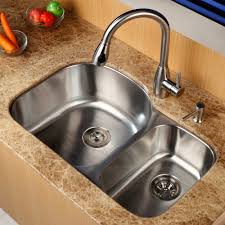 double bowl undermount kitchen sink