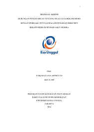 Contoh Proposal Penelitian