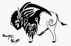 This is a huge black one on the back of a fan as you can see here. Vector Bull Tribal Bison Skull Buffalo Skull Tattoo Designs Hd Png Download Transparent Png Image Pngitem