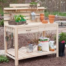 Coral Coast Simply Grow Cedar Potting Bench Www Hayneedle Com Potting Bench With Sink Potting Bench Plans Potting Bench