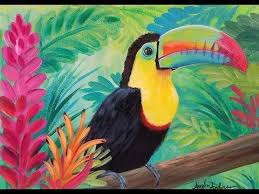1,331 likes · 20 talking about this. Rainbow Toucan Painting Step By Step Acrylic Jungle Tutorial Earthday Angelooney Angela Anderson Animal Paintings Acrylic Painting Toucan Art
