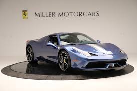 A rare opportunity has emerged as this 2015 ferrari 458 speciale aperta has become available. Pre Owned 2015 Ferrari 458 Speciale Aperta For Sale Miller Motorcars Stock 4590
