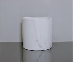 Sale for today only at www.candles4less.com ▼. Cr Mb606 Ceramic Marble Cylinder Vase 6 X 6 White 12 P C Ceramic Vases