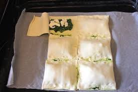Blatterteig Spinat Feta Snack Blatterteig Spinat Feta Blatterteigtaschen Blatterteig Spinat
