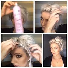 Mia wasikowska's short crop has a really short ombre work going from dark brown to blonde. 5 Easy And Fast Hyper Hairstyles For Short Hair Hairstyle Easy Fast Hair Hairstyle Hairstyles H Hair Styles Short Hair Styles Short Hair Tutorial