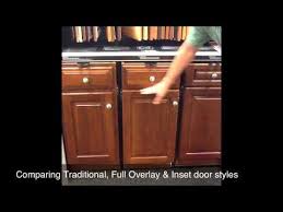 While this kitchen was very contemporary, full overlay doors also work well using shaker style and traditional raised panel doors. Kitchen Cabinet Door Styles Comparing Traditional Full Overlay Youtube