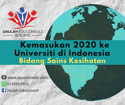 Lulus spm atau svm dengan lulus dalam subjek bahasa malaysia lulus sesi temuduga yang dijalankan. Kemasukan 2020 Ke Universiti Di Indonesia Bidang Sains Kesihatan Daulah Educonsult Sdn Bhd