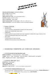 Proiect didactic educatie pentru societate asa da asa nu. Proiect Didactic Insp Speciala Grad I