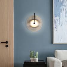 Add simple lighting solutions to any room in your home with modern wall sconces. Ribbed Glass Round Wall Mount Light Post Modern 1 Light Sconce Lighting With Neutral Lighting Beautifulhalo Com