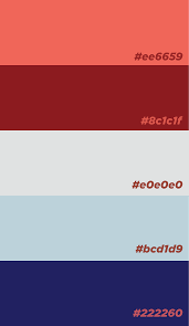 Red White Blue Color Palette Flat Color Palette Color Design Inspiration Logo Color Schemes