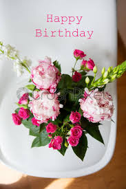 Our birthday bouquets along with popular floral arrangements, blooming plants, these unique birthday flowers will make your recipient feel remembered on their special day. A Beautiful Bouquet Of Tender Pink Peonies And Small Roses Stock Photo Crushpixel