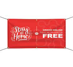 Click here to read a copy of the governor's executive order. Stay At Home Order Online Vinyl Banners Stay At Home Signs