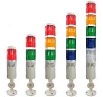 YJINGRUI 5 Stack LED Signal Tower Light, Industrial Flashing LED Warning  Light with 85dB Buzzer & 180° Rotatable Base - for CNC, Factory Automation  ...
