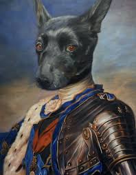 The Monarch Kingly Pet Painting Template From Splendid Beast Pet Portraits Dog Portraits Painting Animal Paintings