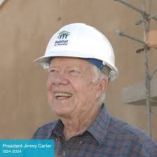 We're sending thoughts and prayers to the Carter family for the recent  passing of beloved Habitat Humanitarian, President Carter. 💙🙏 The Carter  Work Project that was led by the President and Mrs.