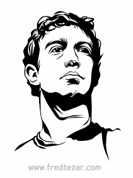 Gambar vektor tersedia melalui unduh di publicdomainvectors.org terikat dengan akta creative commons deed cc0. 50 Inspirasi Paling Baru Gambar Hitam Putih Ronaldo