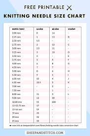 Pin By Claire Wimble On Knitting Patterns Free In 2021 Knitting Needle Size Chart Knitting Needle Conversion Chart Knitting Needle Case Pattern