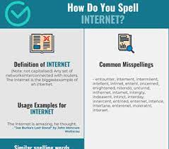 How do you spell the internet? Correct Spelling For Internet Infographic Spellchecker Net