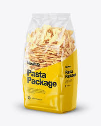 Farfalle Pasta Mockup Half Side View In Bag Sack Mockups On Yellow Images Object Mockups Mockup Psd Mockup Free Psd Mockup