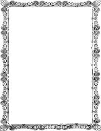 Black And White Border Photo Frame Design Ornate Old Frame Borders And Frames Old Frames Page Frames