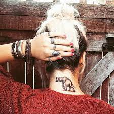 30 Adorable Tiny Elephant Tattoos Spiritus Tattoo Tiny Elephant Tattoo Elephant Tattoos Neck Tattoos Women