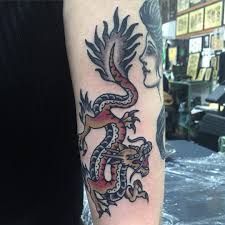 Black And Gold Dragon Tattoo Hannahlouiseclark Golden Dragon Tattoo Traditional Tattoo Dragon Tattoo Designs